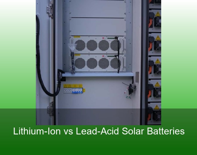 Lithium-Ion vs Lead-Acid Solar Batteries
